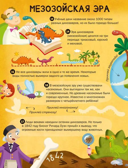 Фотография книги "100 Интересных фактов. Динозавры. Наклей и узнай"