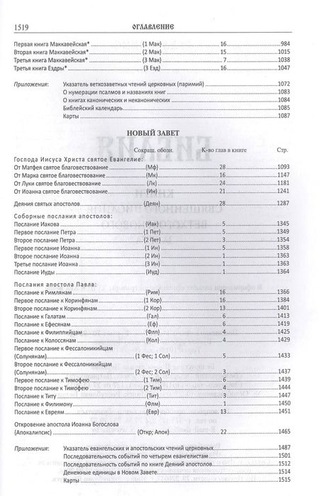 Фотография книги "Библия (+2 изд) (с грав. 18 и 19 вв.) (70х90/16 / 70х100/16)"