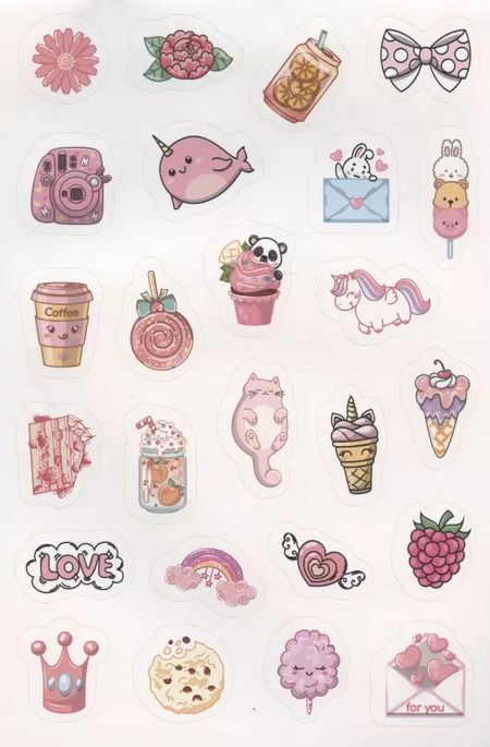 Фотография книги "365 наклеек на каждый день. Для девочек"