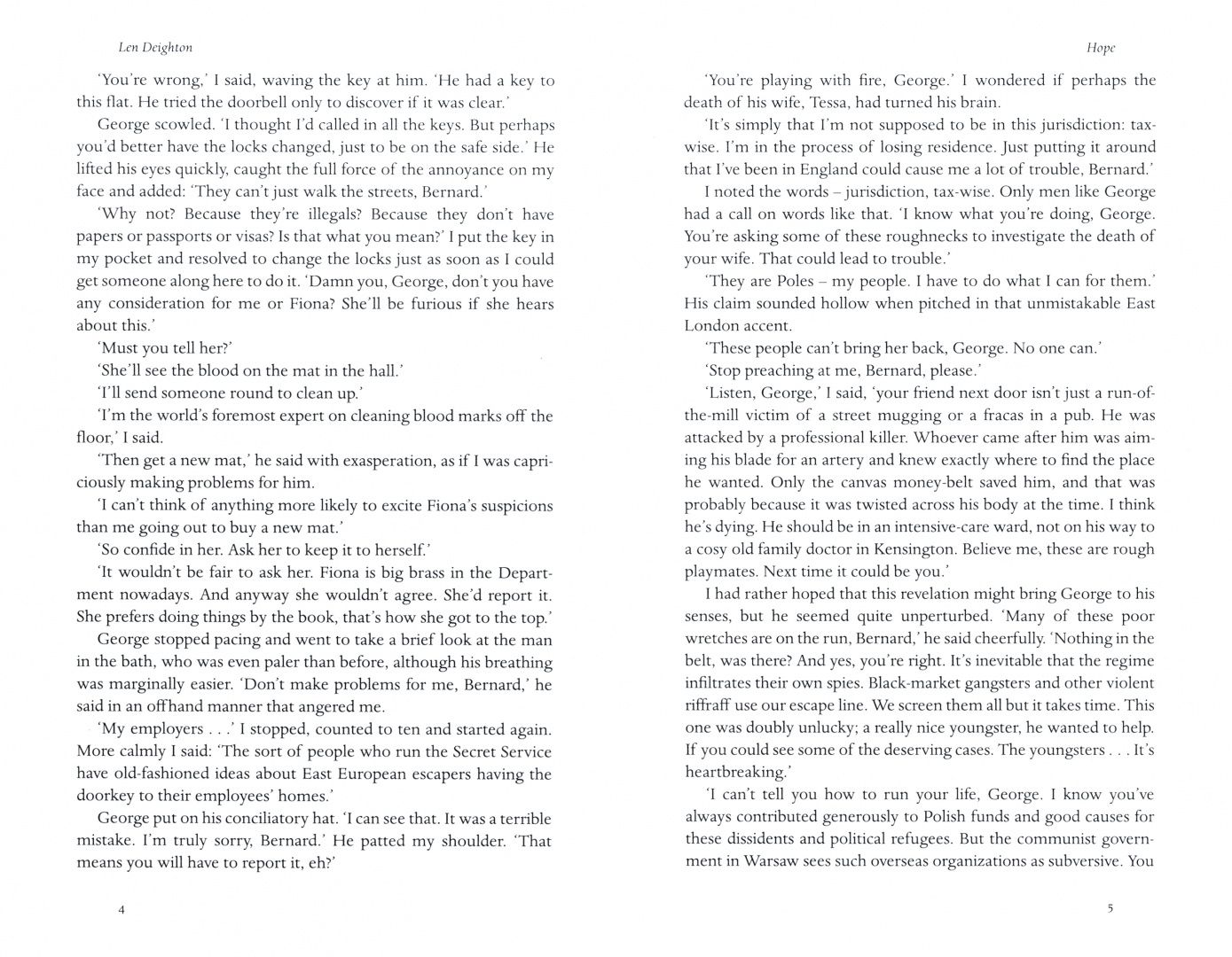 Len Deighton: Hope