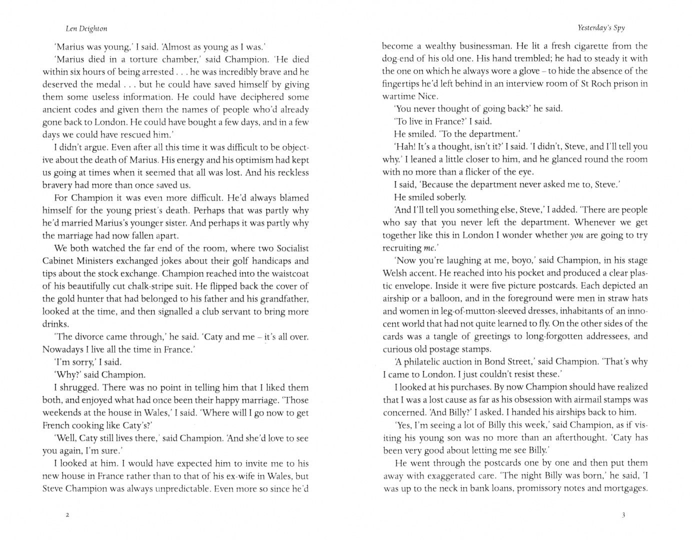 Len Deighton: Yesterday's Spy