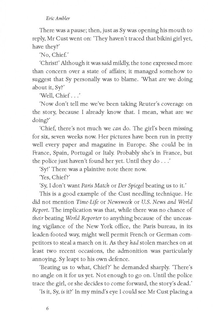Eric Ambler: A Kind of Anger