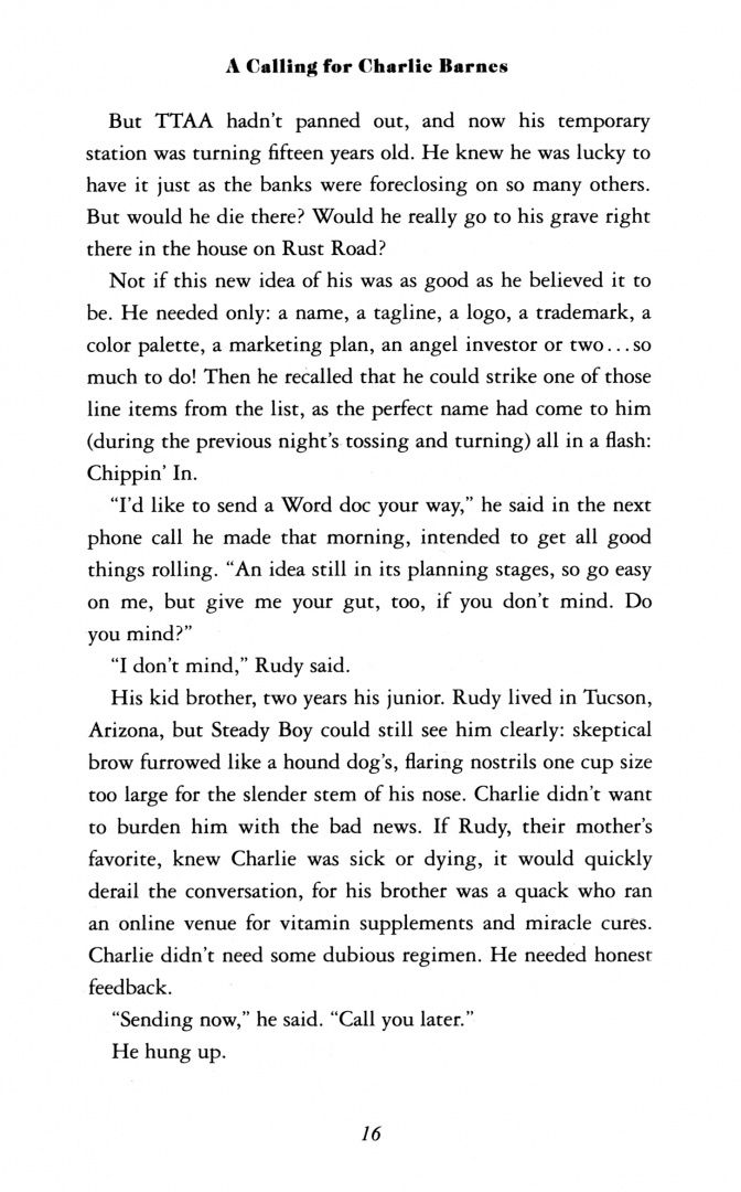 Joshua Ferris: A Calling for Charlie Barnes