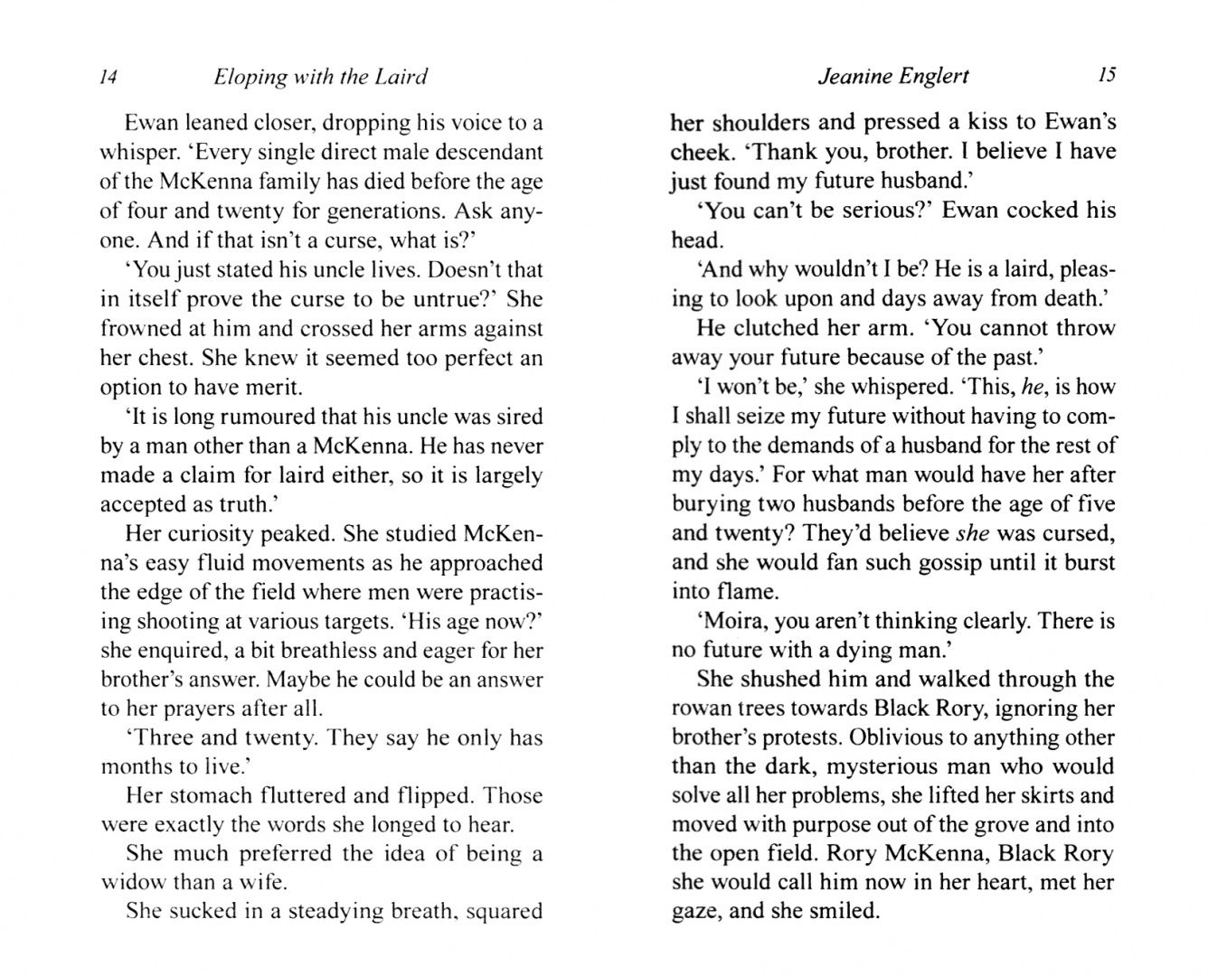Jeanine Englert: Eloping With The Laird