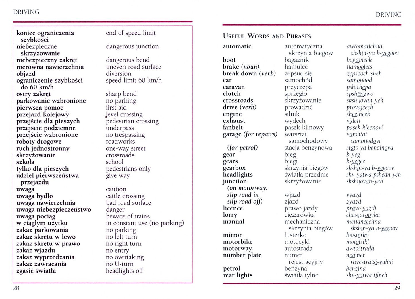 Polish Phrase Book