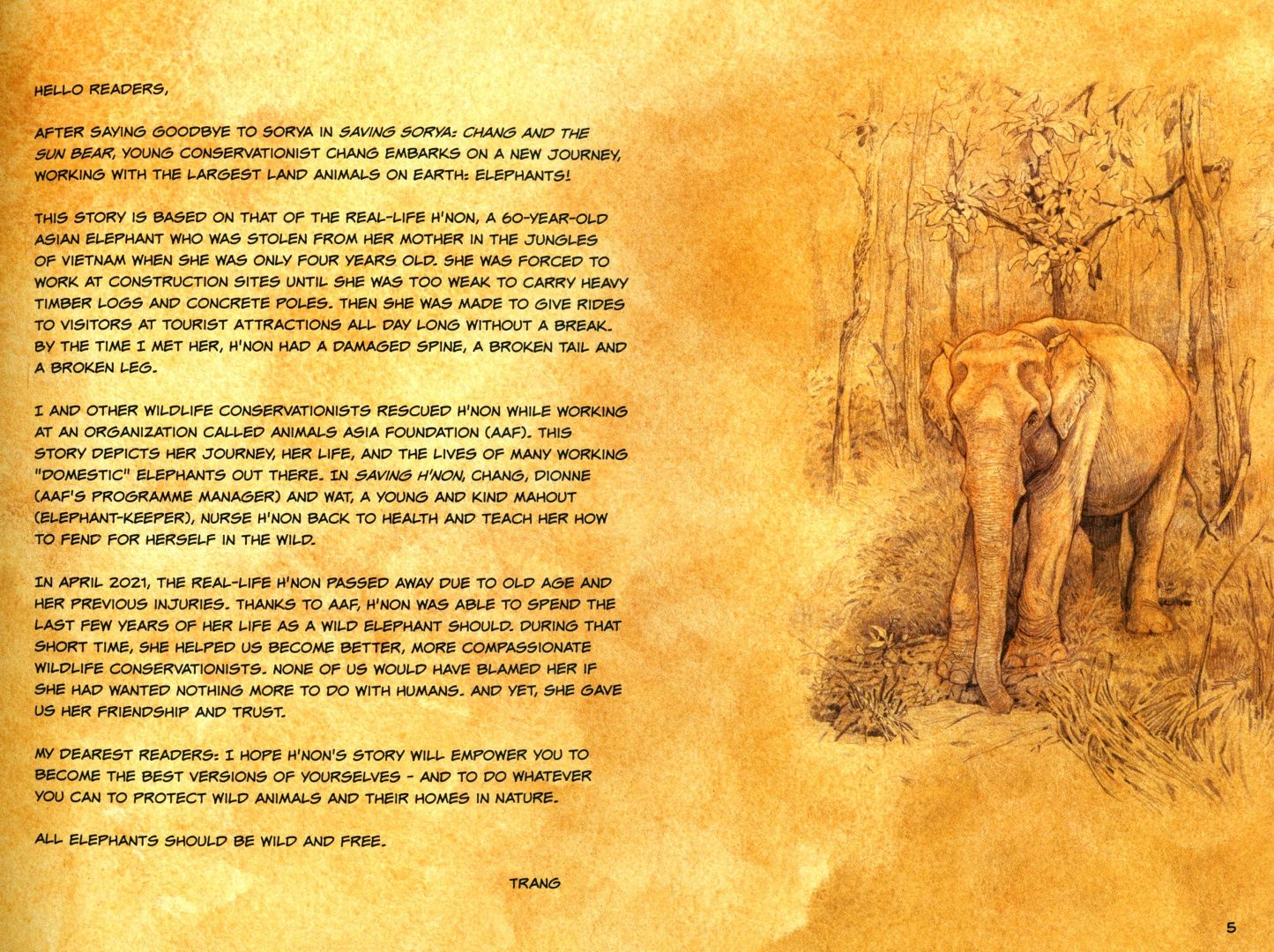 Trang Nguyen: Saving H'non. Chang and the Elephant