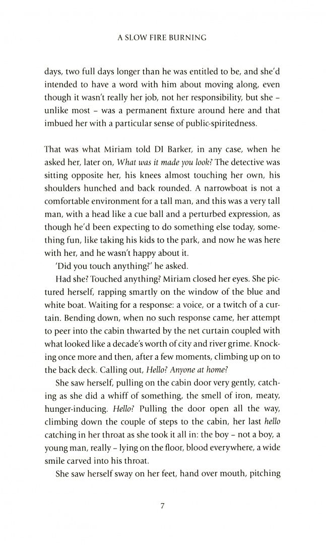 Paula Hawkins: A Slow Fire Burning