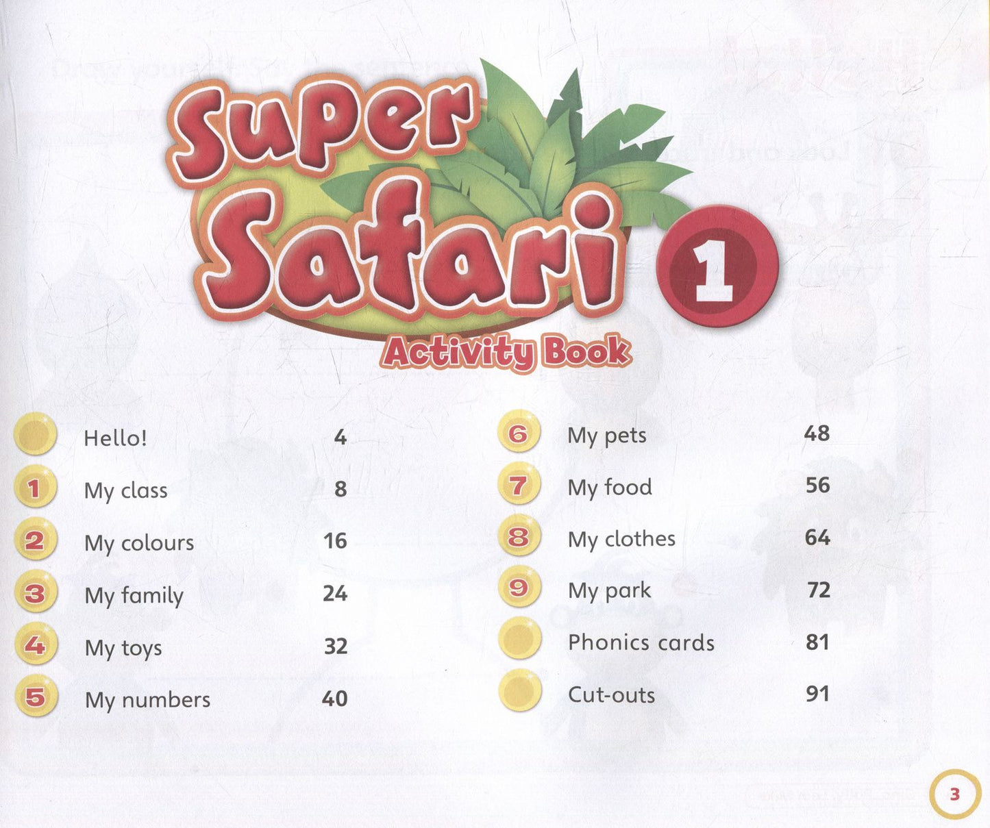 Peter Lewis-Jones: Super Safari. Level 1. Activity Book
