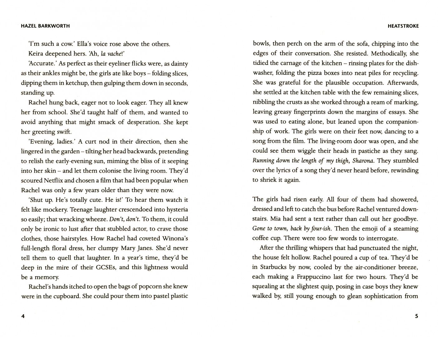 Hazel Barkworth: Heatstroke