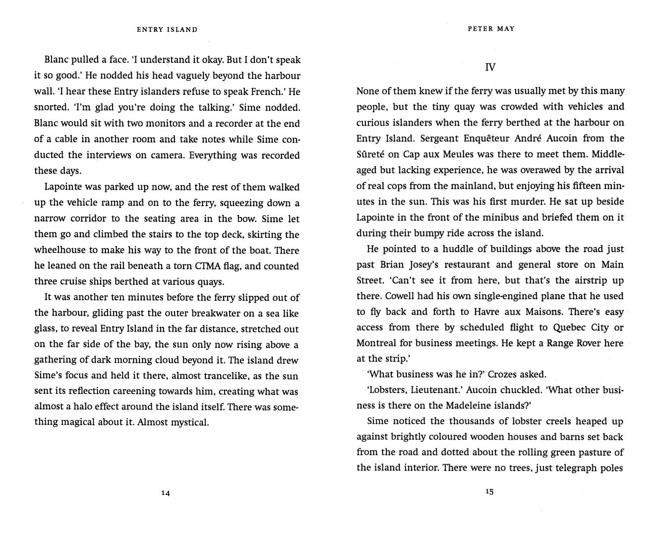 Peter May: Entry Island