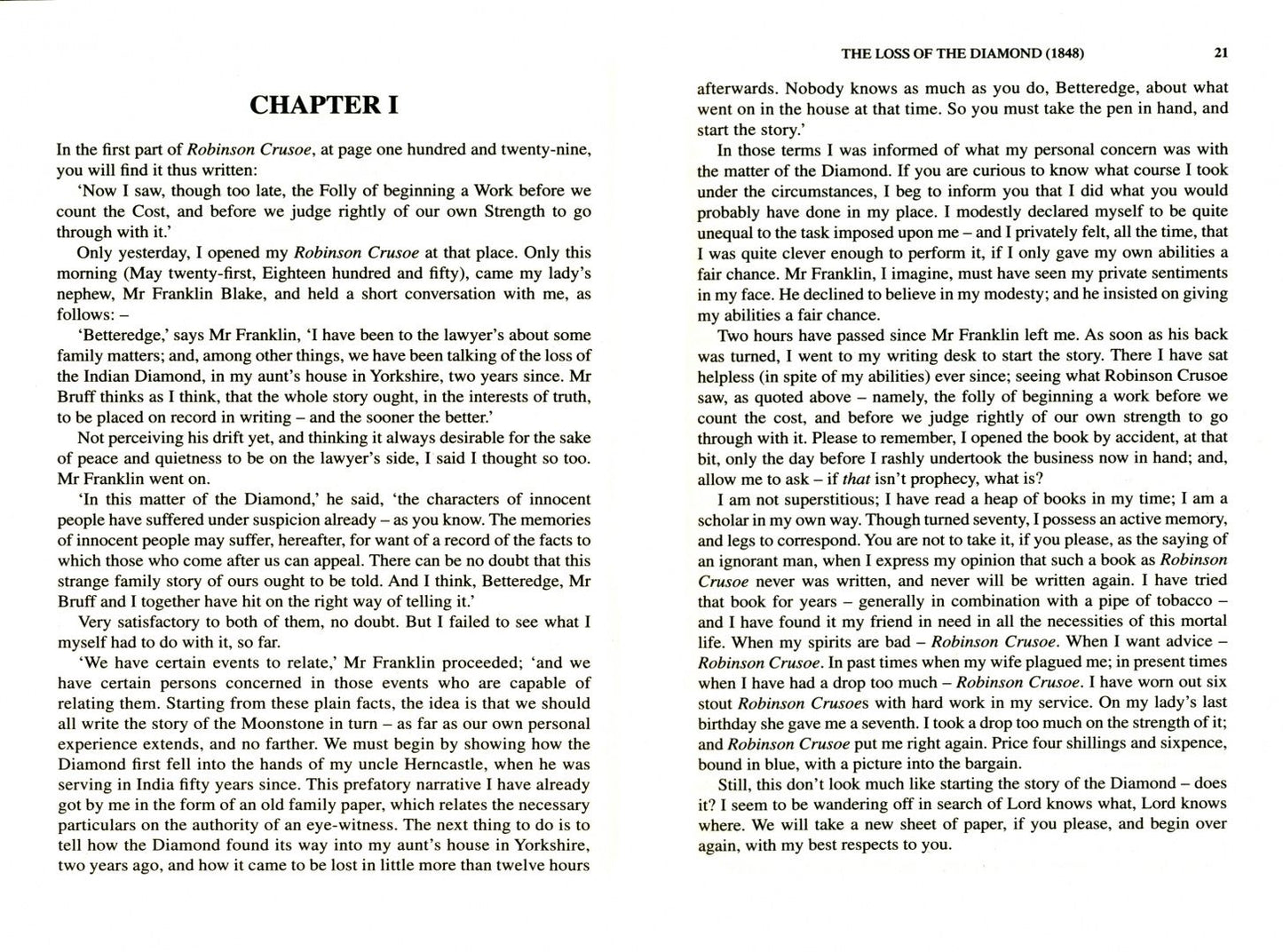 Wilkie Collins: The Moonstone