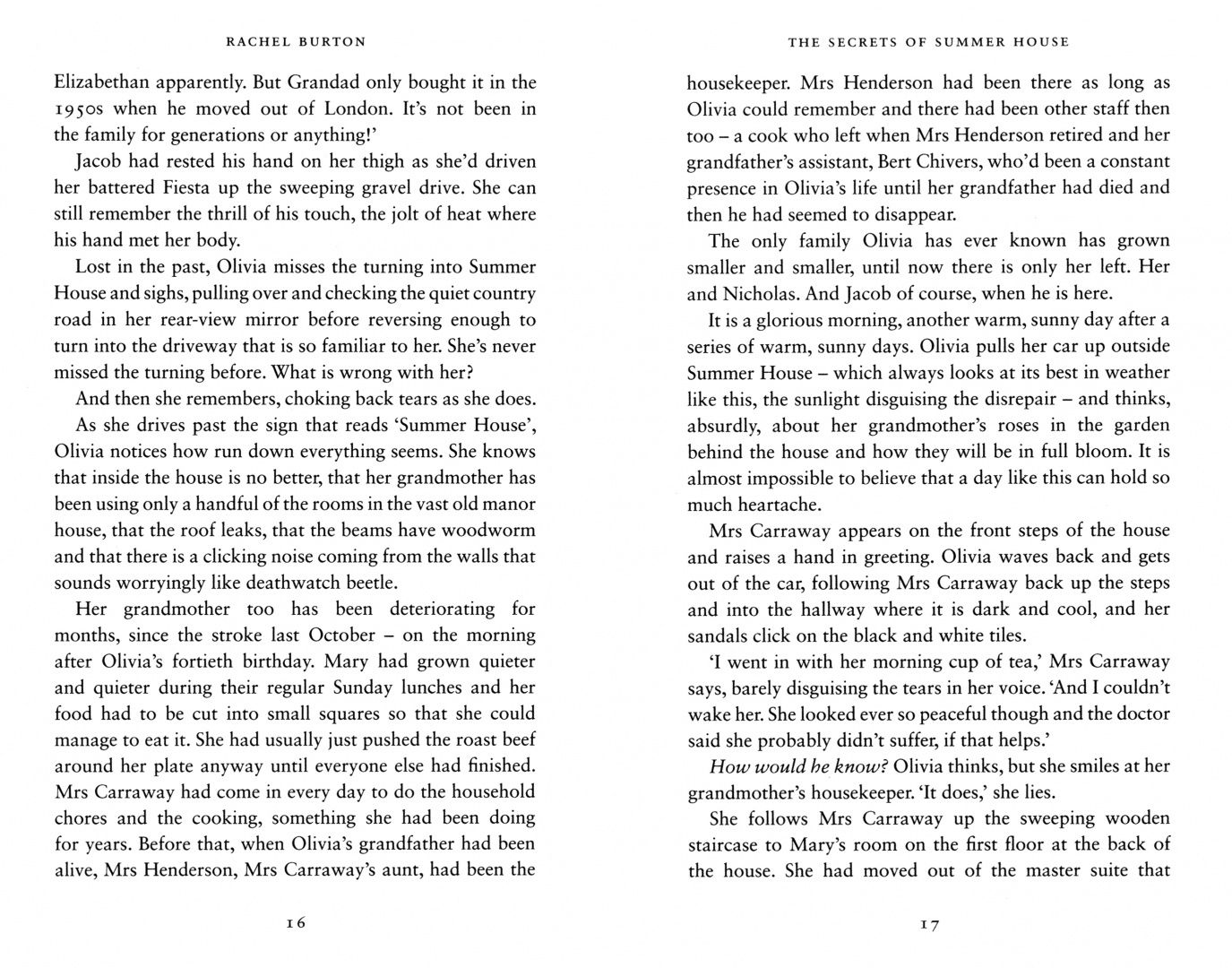 Rachel Burton: The Secrets of Summer House