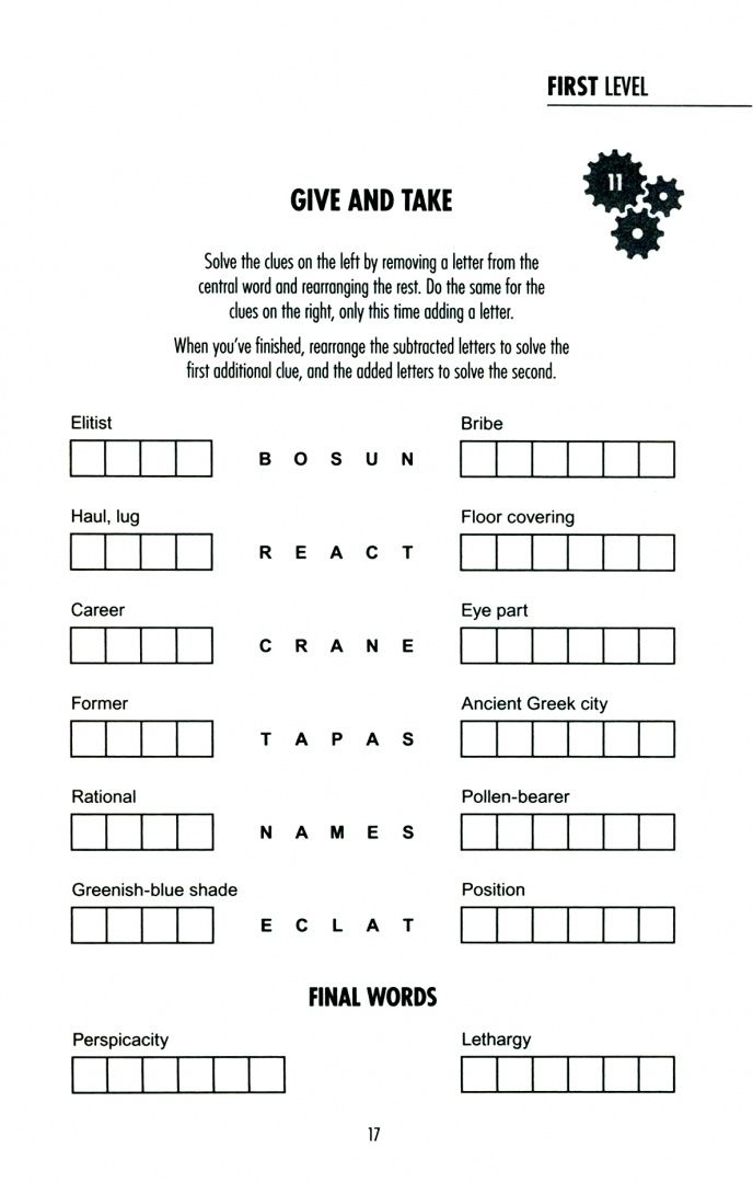 Eric Saunders: The Turing Tests Expert Word Puzzles