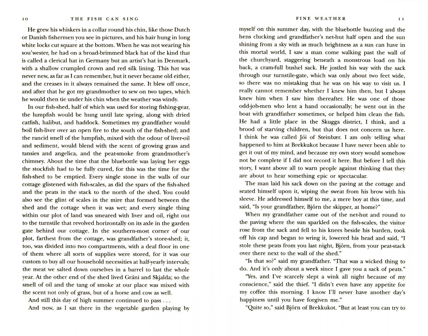 Halldor Laxness: Fish Can Sing