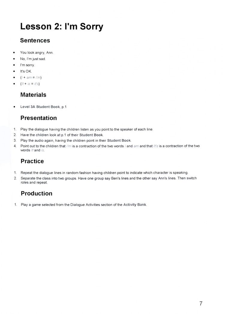 Wade Nichols: Fun English for Schools Teacher's Guide 3A