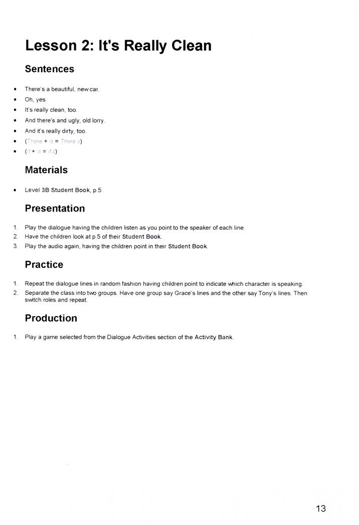 Wade Nichols: Fun English for Schools Teacher's Guide 3B