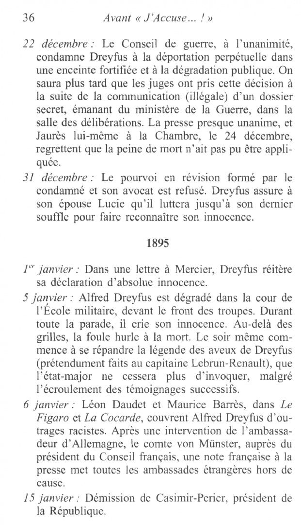 Emile Zola: L'Affaire Dreyfus