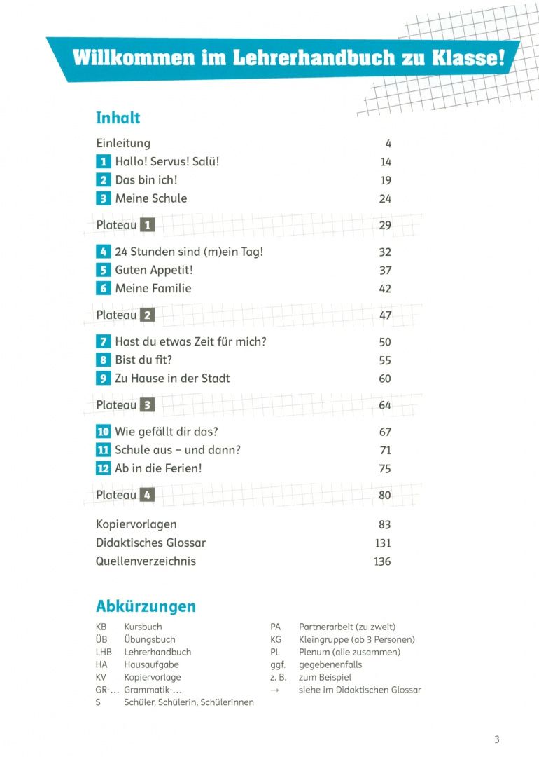 Birgitta Frohlich: Klasse! A1. Lehrerhandbuch mit 4 Audio-CDs und Video-DVD