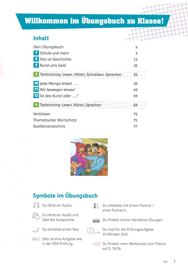 Tanja Sieber: Klasse! B1.2. Ubungsbuch mit Audios. Deutsch fur Jugendliche