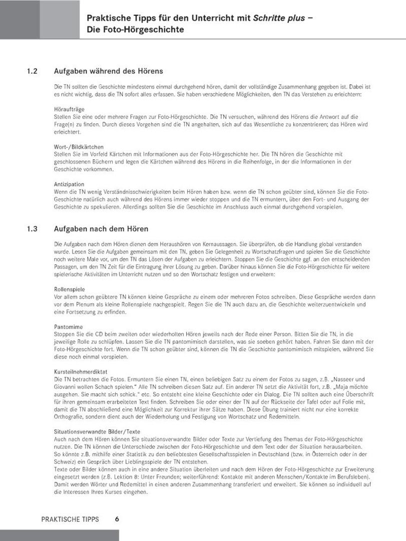 Petra Klimaszyk: Schritte plus 6. Lehrerhandbuch. Deutsch als Fremdsprache