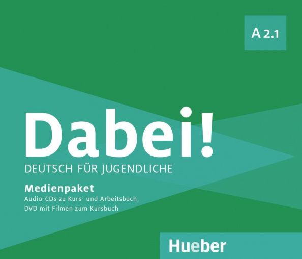 Gabriele Kopp: Dabei! A2.1. Medienpaket, 3 Audio-CDs + DVD. Deutsch für Jugendliche. Deutsch als Fremdsprache
