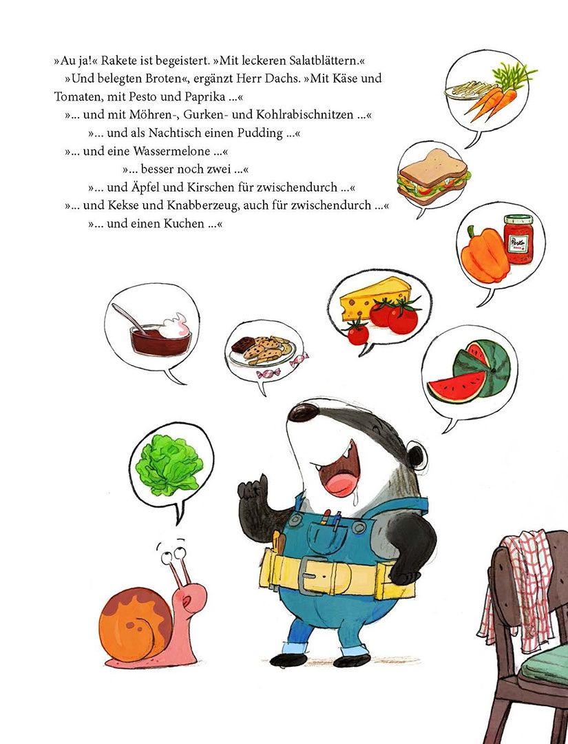 Jorg Isermeyer: Dachs und Rakete. Das beste Picknick aller Zeiten