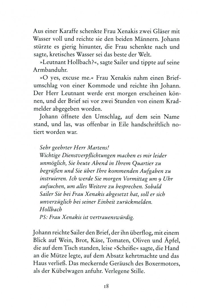 Klaus Modick: Der kretische Gast