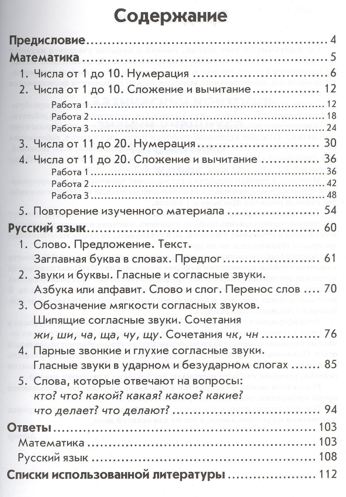 Валентина Голубь: Математика. Русский язык. 1 класс. Зачетная тетрадь. Тематический контроль знаний учащихся