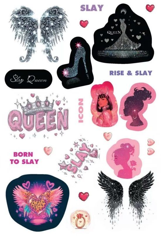 Slay All Day. 150 вайбовых наклеек