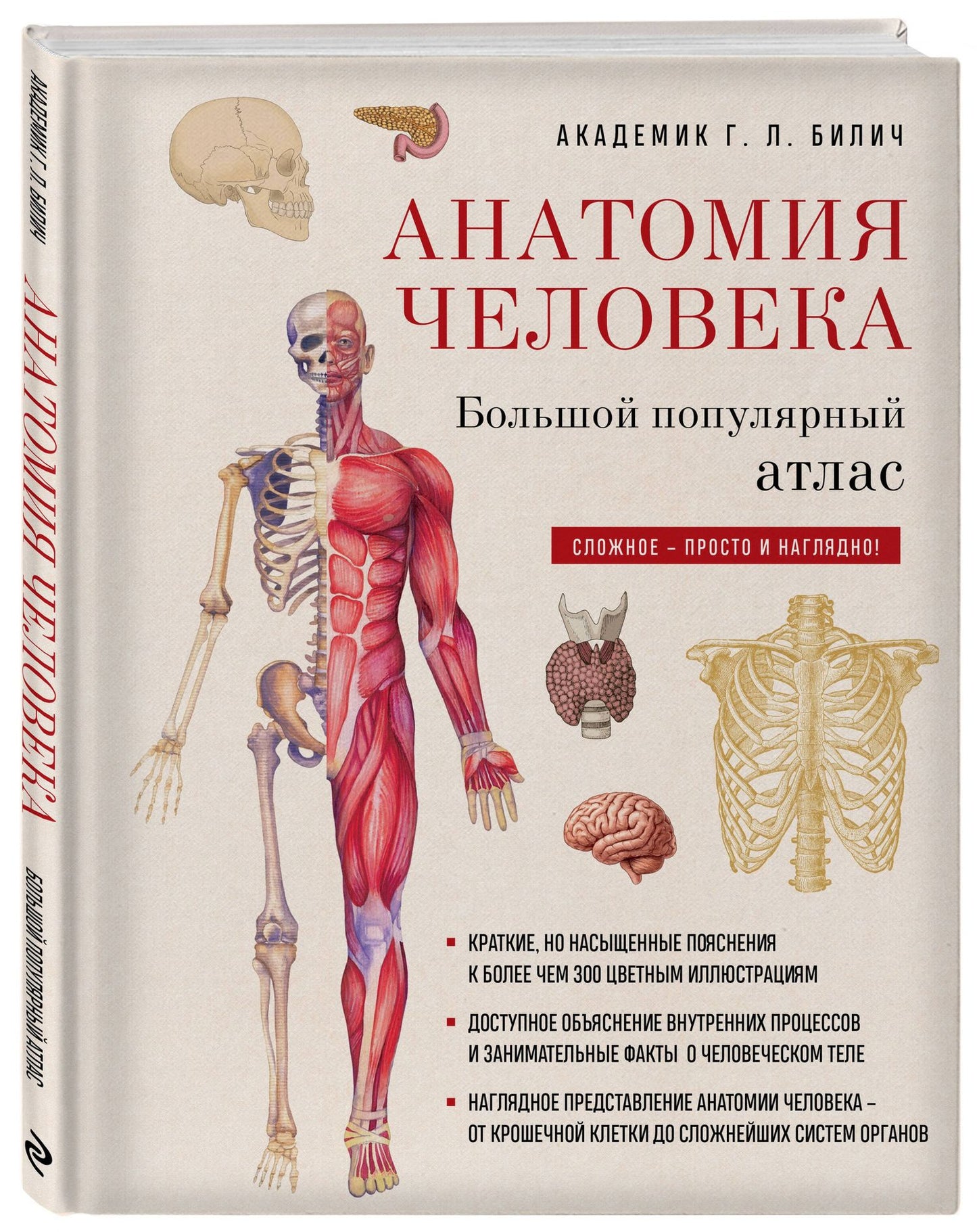 Габриэль Билич: Анатомия человека: большой популярный атлас (новое оформление)