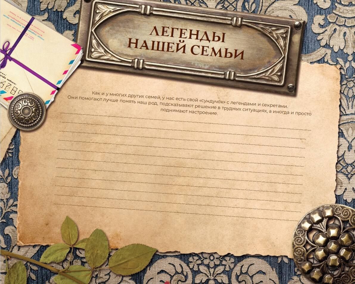 Книга истории нашей семьи