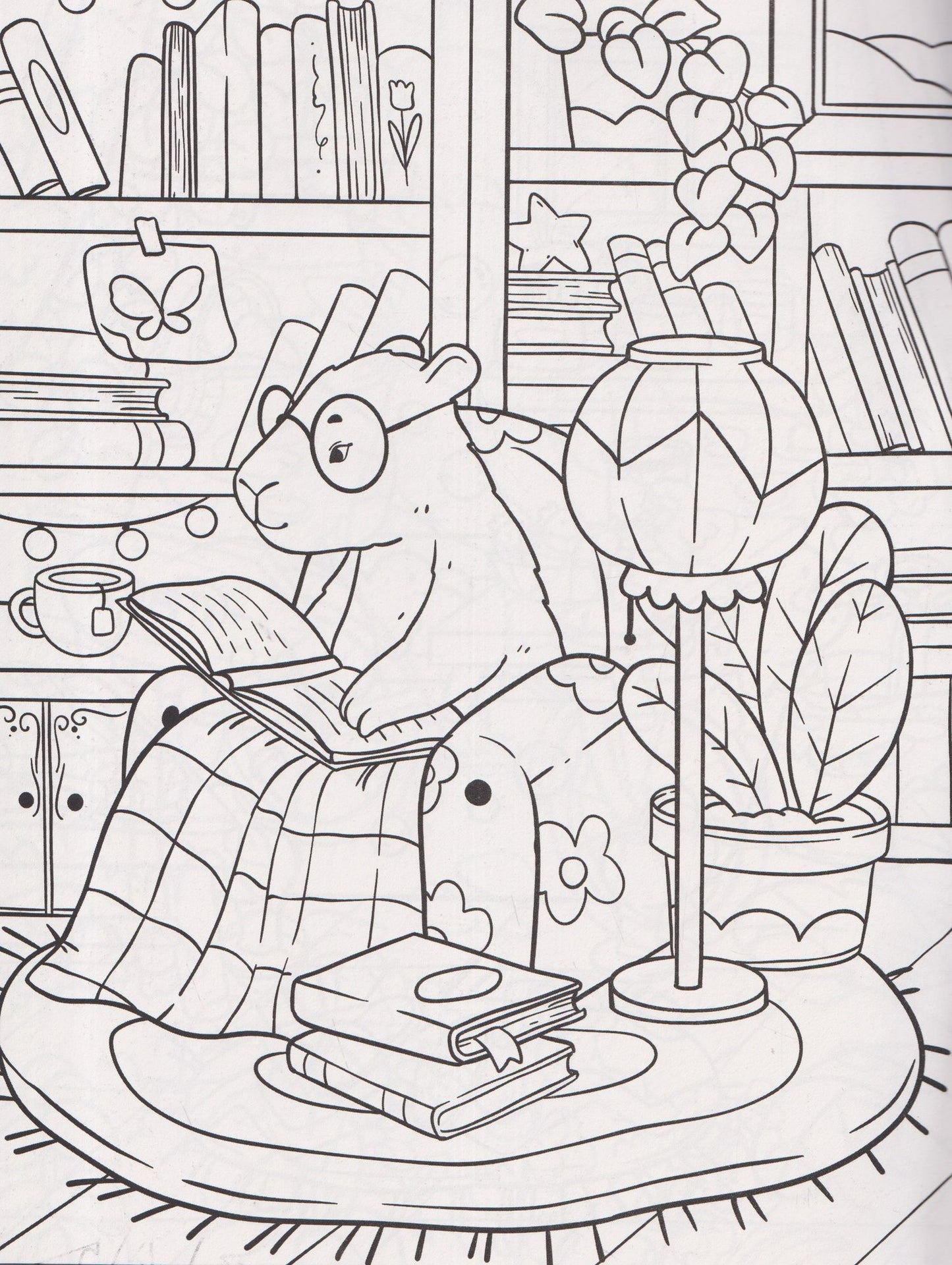 Котики. Капибары: книжка-раскраска