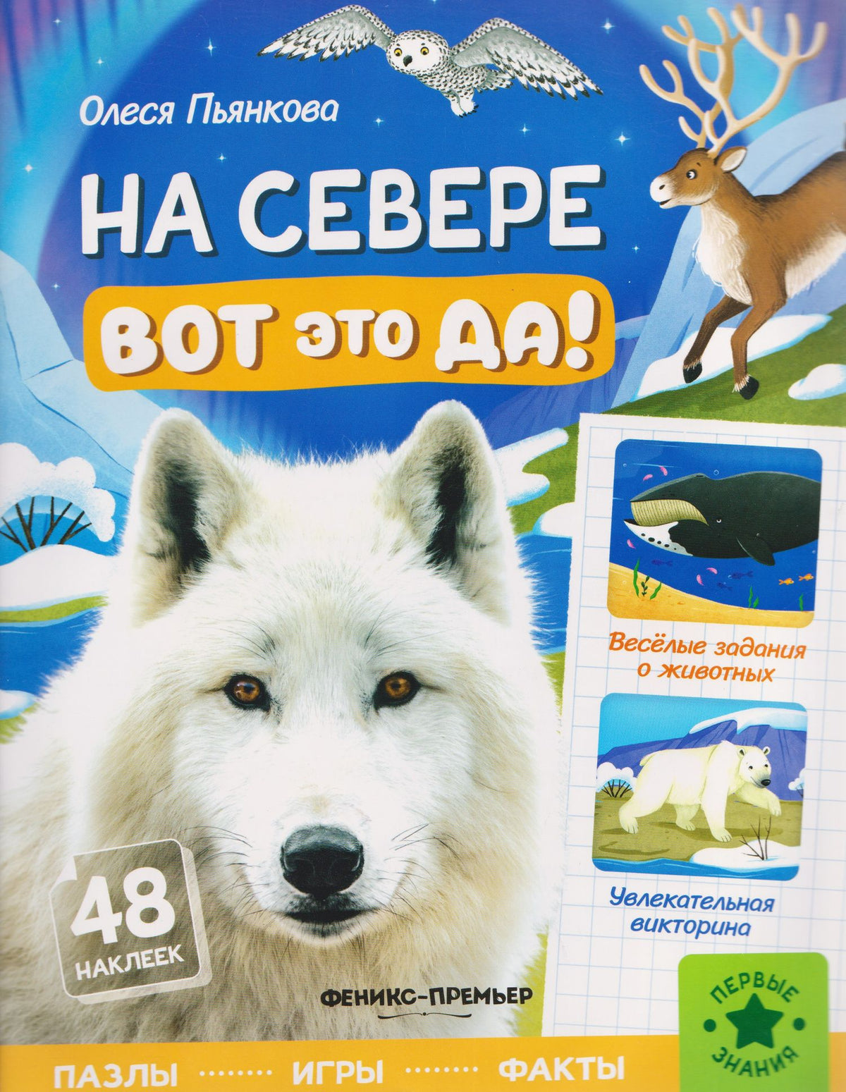 Олеся Пьянкова: На Севере: книжка с наклейками