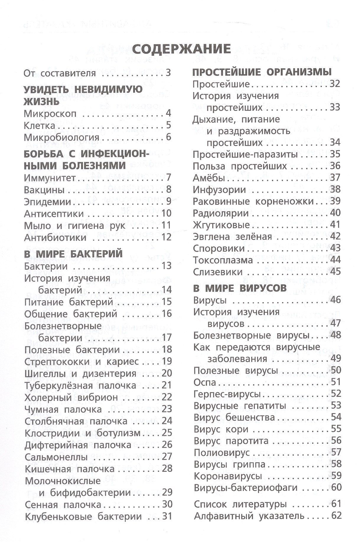 Бактерии, вирусы, простейшие. Начальная школа
