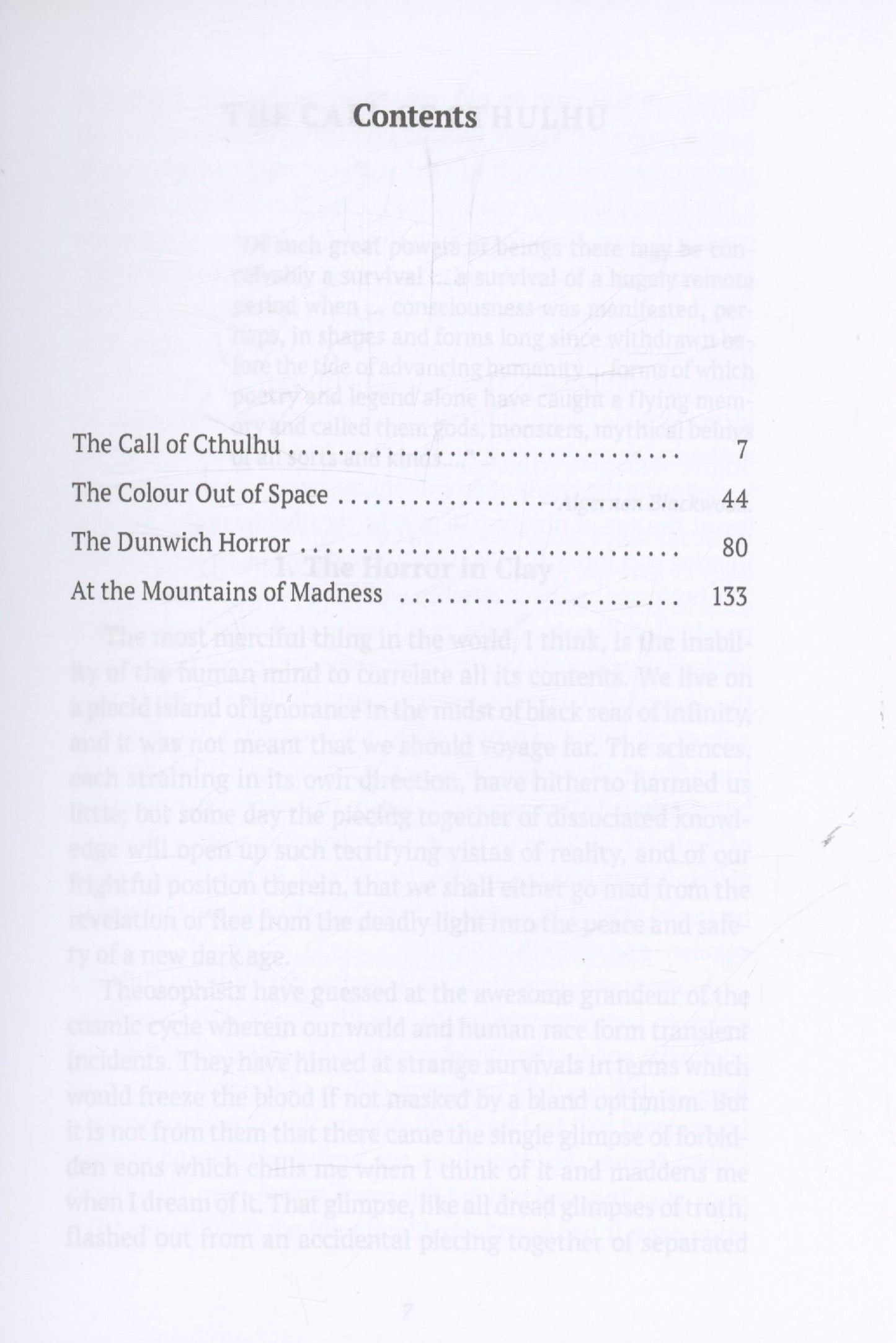 Говард Лавкрафт: The Call of Cthulhu and Other Stories