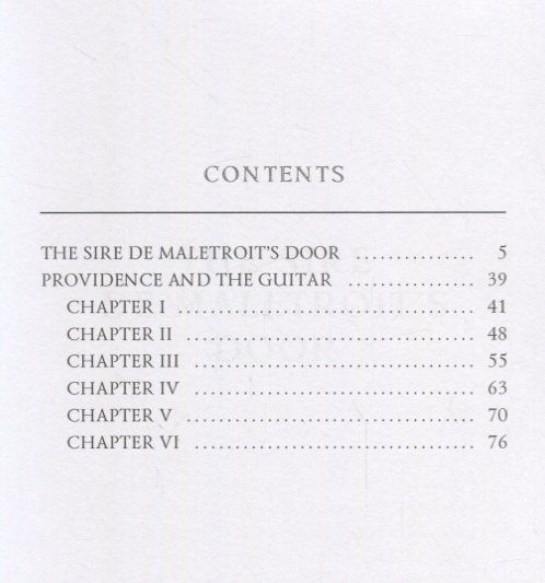 Роберт Стивенсон: The Sire de Maletroits Door and Providence and the Guitar = Дверь сира де Малетруа И Провидение и г