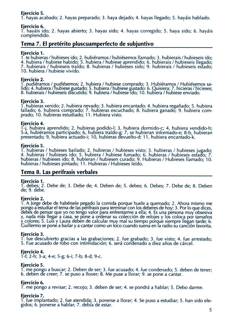 Villacorta Estebanez: Competencia gramatical en uso B2. Libro de claves