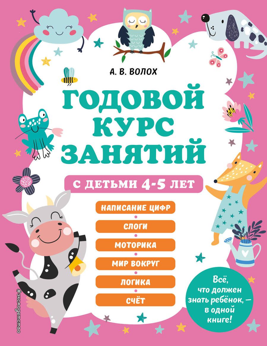 Обложка книги "Алла Волох: Годовой курс занятий с детьми 4-5 лет"