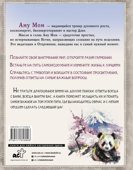 Фотография книги "Аму Мом: Путь в Страну Мудрости. Энергии Дзен для самоисцеления, созидания и равновесия"