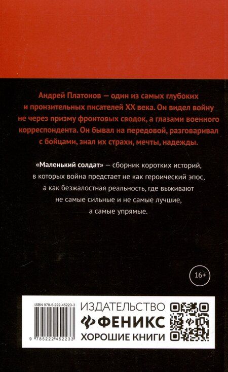Фотография книги "Андрей Платонов: Маленький солдат"