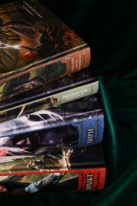 Фотография книги "Анджей Сапковский: Геральт. Цири. Сезон гроз. Дорога без возврата. Перекресток воронов"