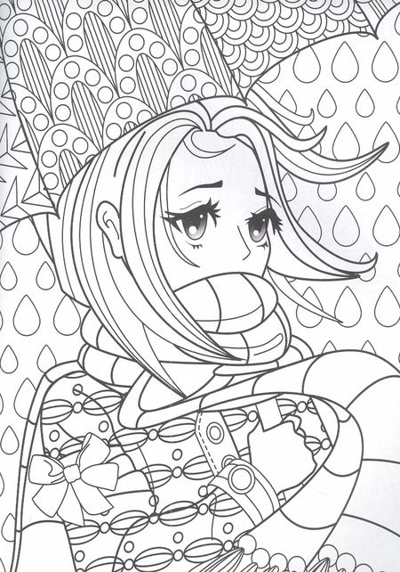 Фотография книги ""Аниме Краш". Раскраска-антистресс"