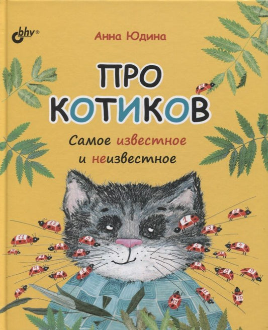 Обложка книги "Анна Юдина: Про котиков. Самое известное и неизвестное"