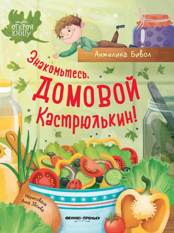 Обложка книги "Анжелика Бивол: Знакомьтесь, домовой Кастрюлькин!"