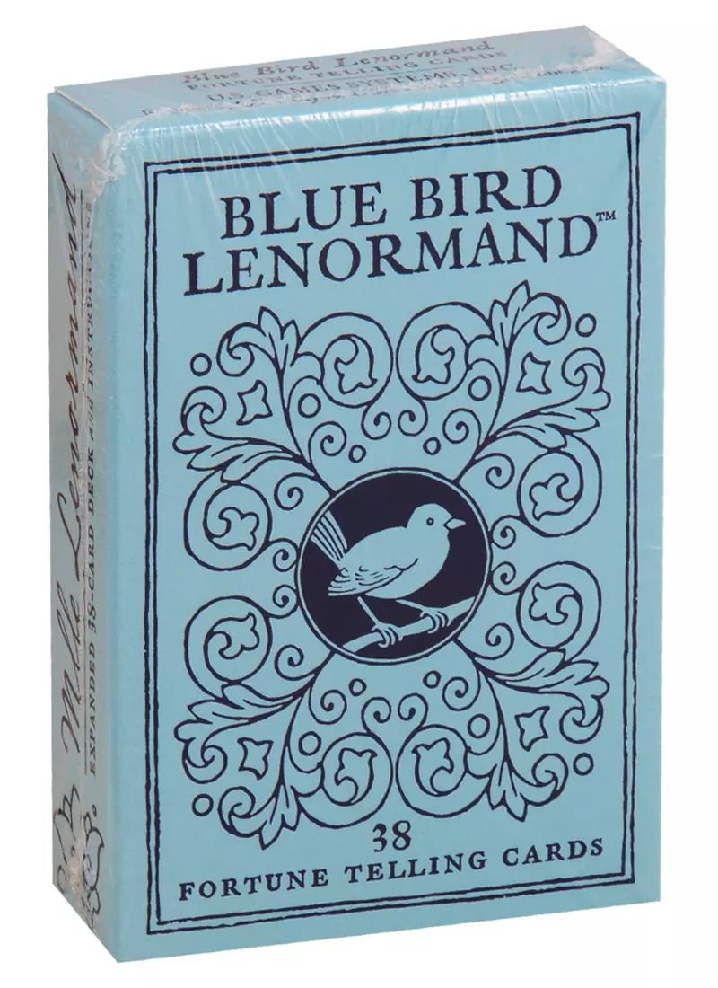 Обложка книги "Blue Bird Lenormand (38 карт + инструкция)"