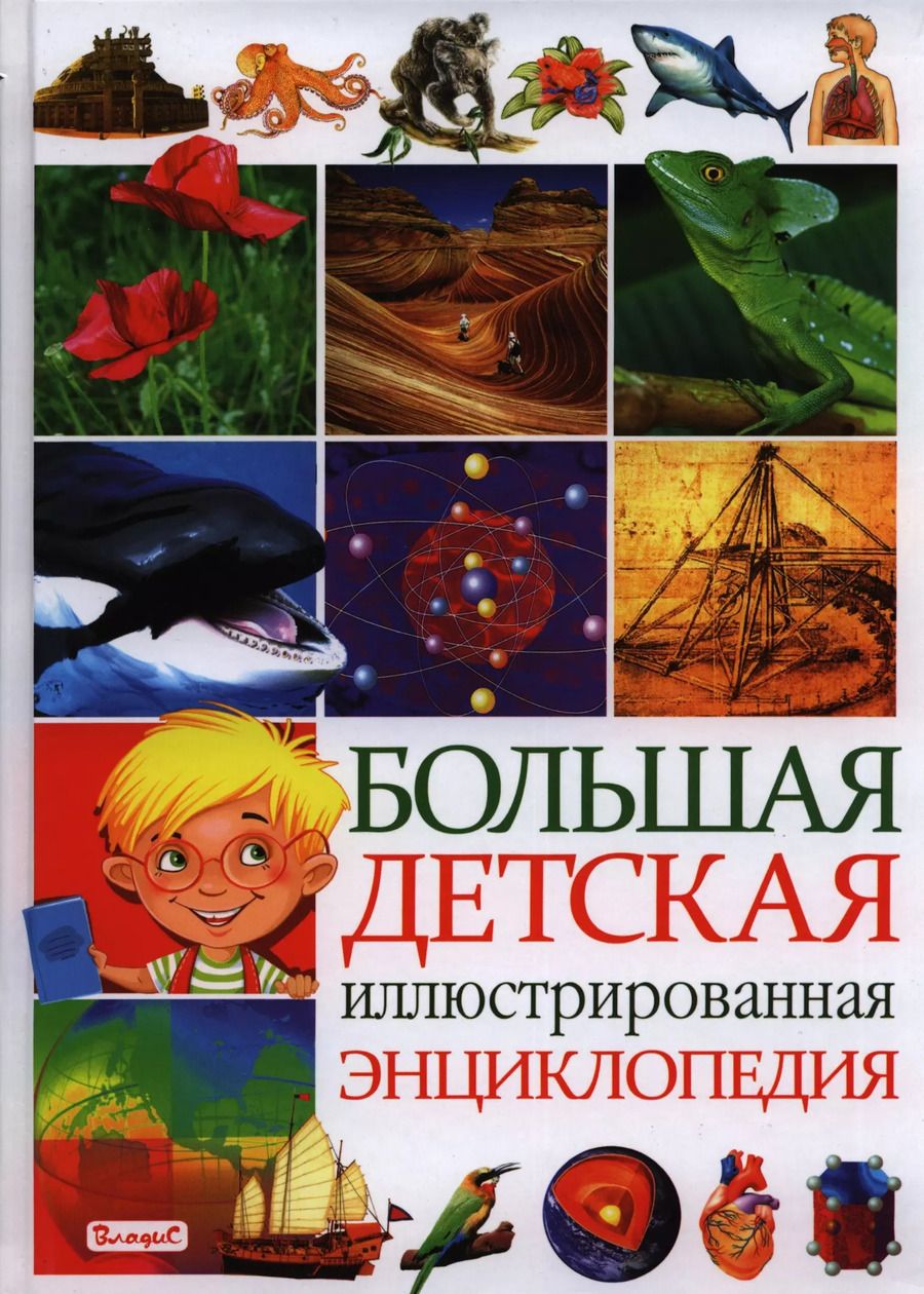 Обложка книги "Большая детская иллюстрированная энциклопедия"