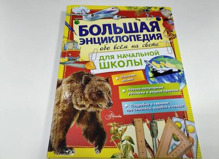 Фотография книги "Большая энциклопедия обо всем на свете начальной школы"