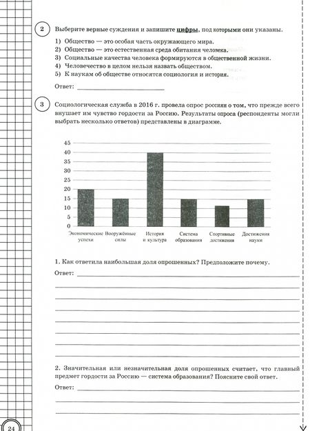 Фотография книги "Букринский, Кирьянова-Греф, Синева: ВПР. Обществознание. 6 класс. Типовые задания. 10 вариантов. ФГОС"