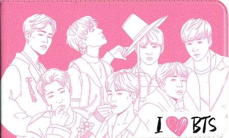 Фотография книги "Чехол для карточек "I love BTS""
