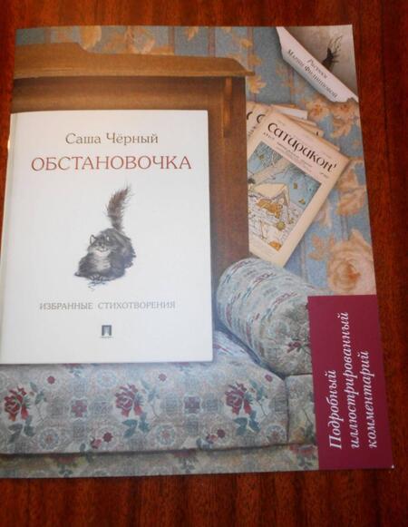 Фотография книги "Черный: Обстановочка. Избранные стихотворения. Подробный иллюстрированный комментарий"
